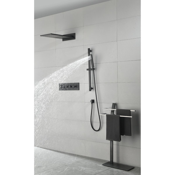 antfurniture 3 Piece Shower Faucet with Roughin Valve Set Wayfair